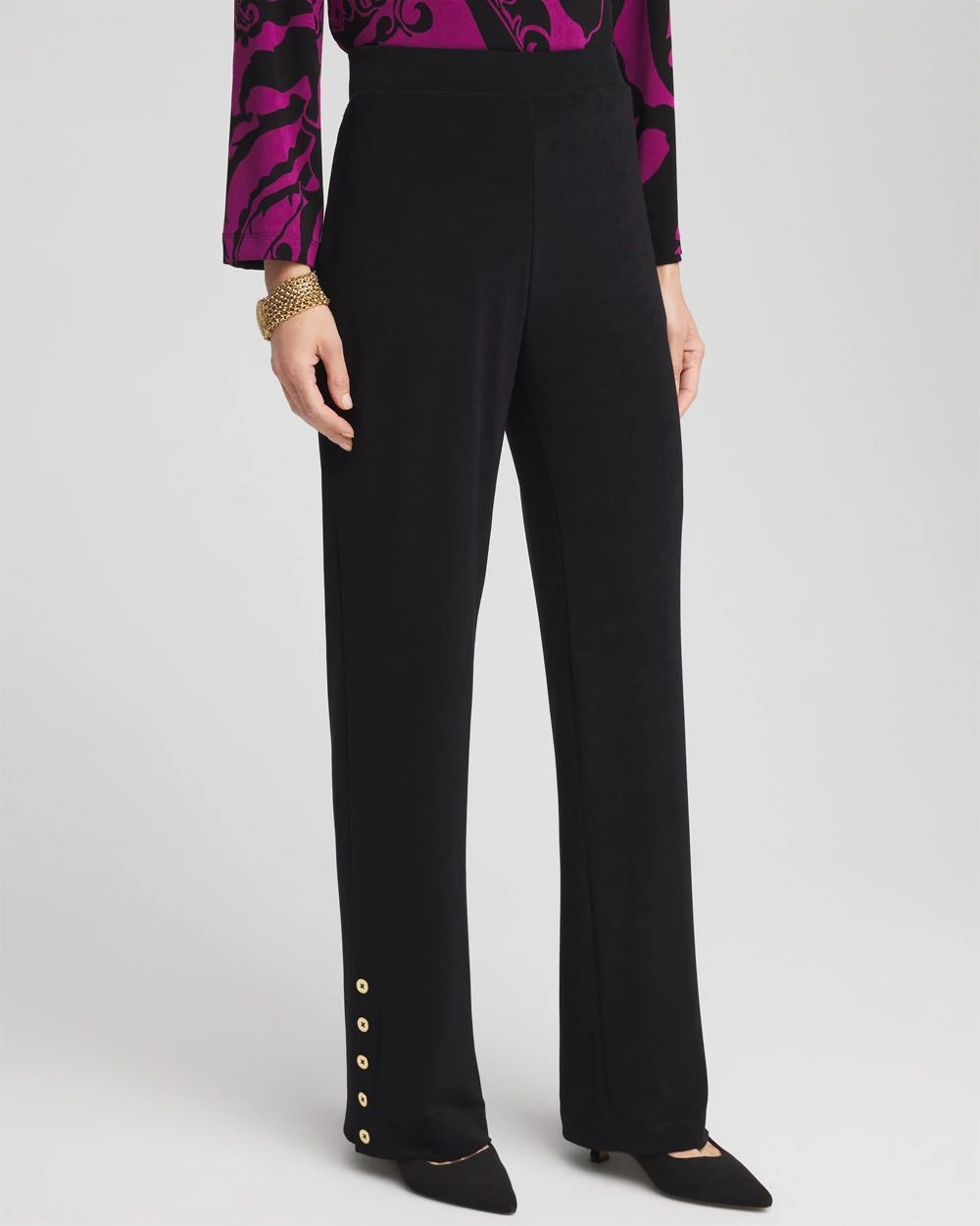 Travelers™ Straight Button Pants Chico's